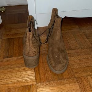 Tan Booties. Size 7.5